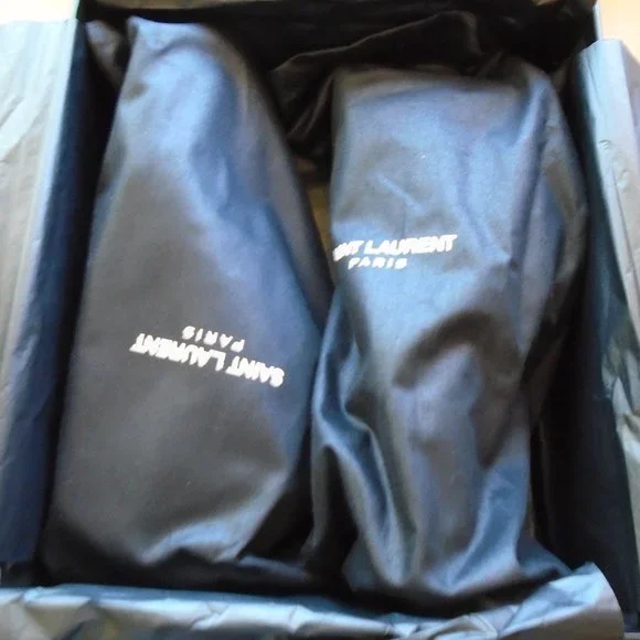 Saint Laurent Women Patent Leather Shoes Size 37.5 - Picture 2 of 10